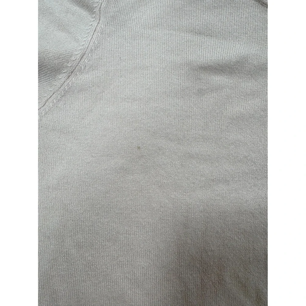 Zara Sweater Womens Small Pink Crew Neck Knitted Short Sleeve Casual Pullover